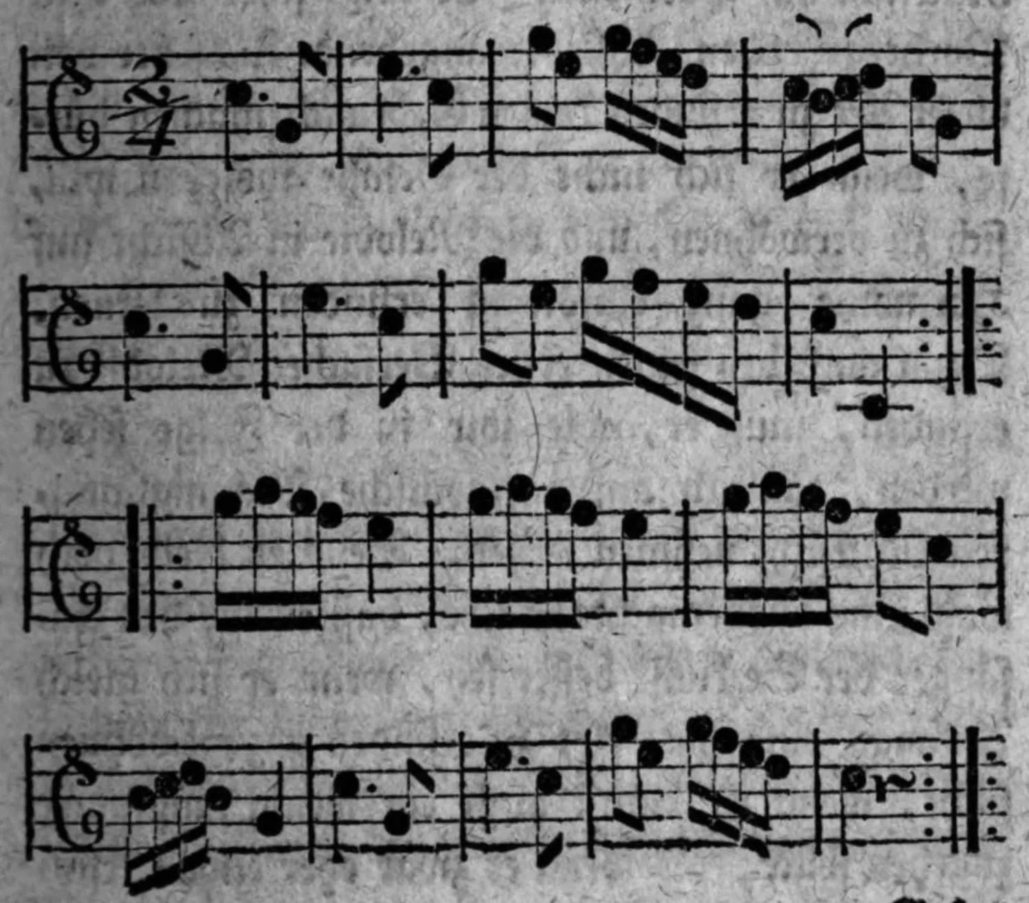 Notenbeyspiel: Tanzmelodie
