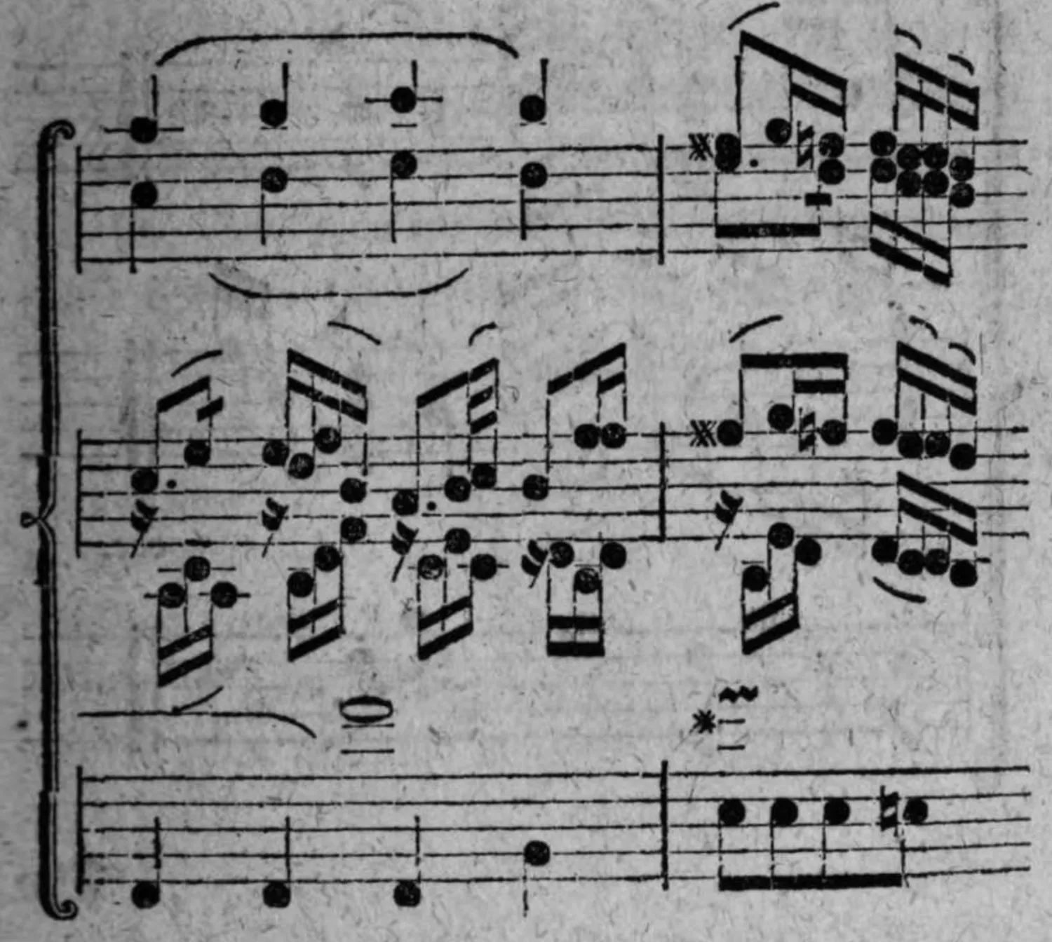 Notenbeyspiel: Adagio, System 2