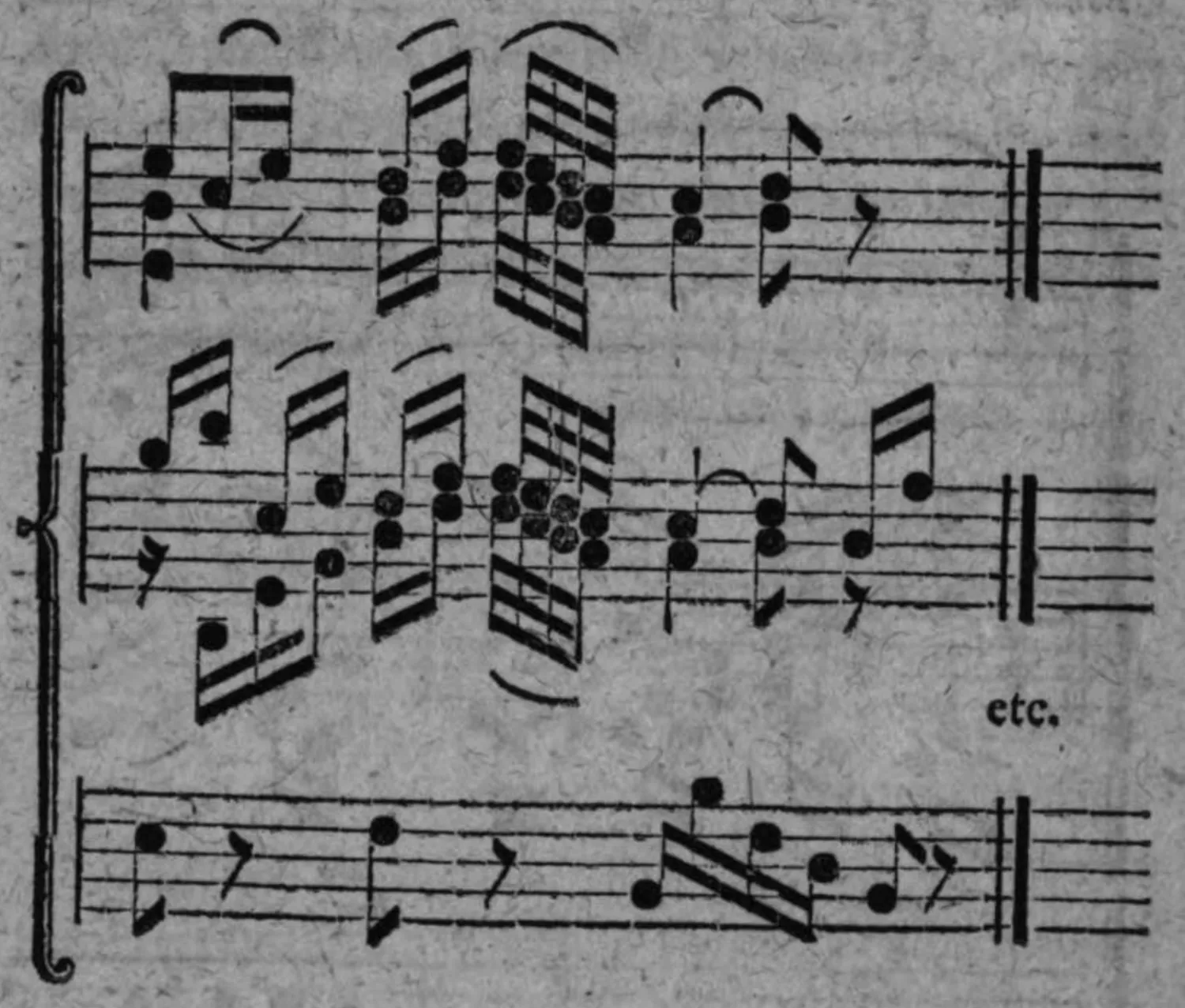 Notenbeyspiel: Adagio, System 4