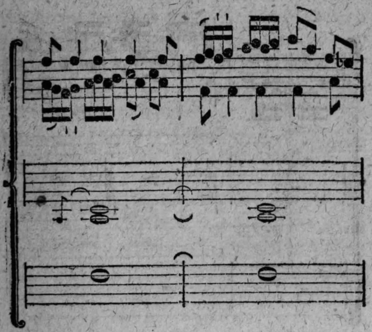 Notenbeyspiel: Allegro aus einem Singduett, System 3