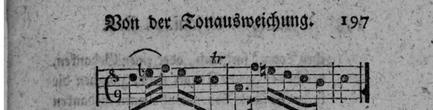 Notenbeyspiel: Fig. 1, Fortsetzung und Schluß des Beispiels zum Wechsel zwischen Dur und Moll