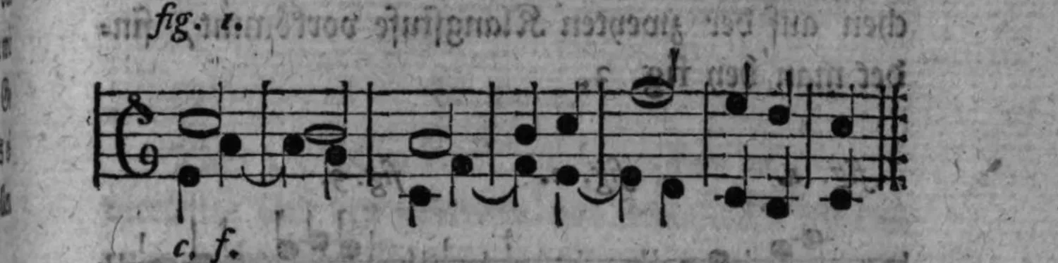 Notenbeyspiel: fig. 1, c. f.