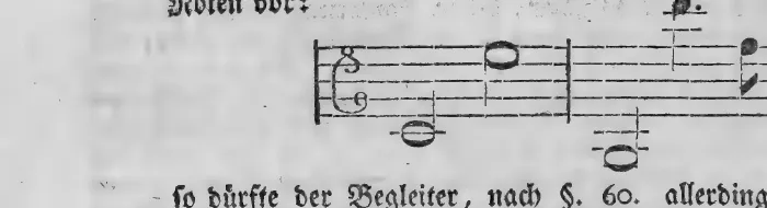 Notenbeyspiel: kurzes Notenbeyspiel in der ersten Violine (Sopranschlüssel)